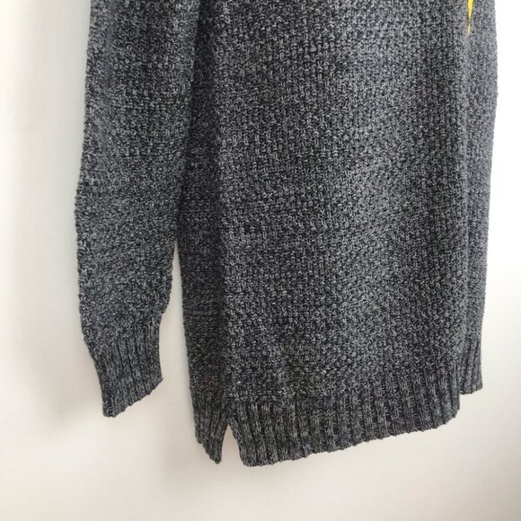 Hilary Radley knit cowl neck Grey long sleeve sweater women size S - Picture 5 of 16